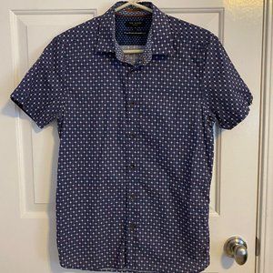 Ted Baker short sleeve button up size 3 = US medium